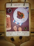Urban Steak menu 1